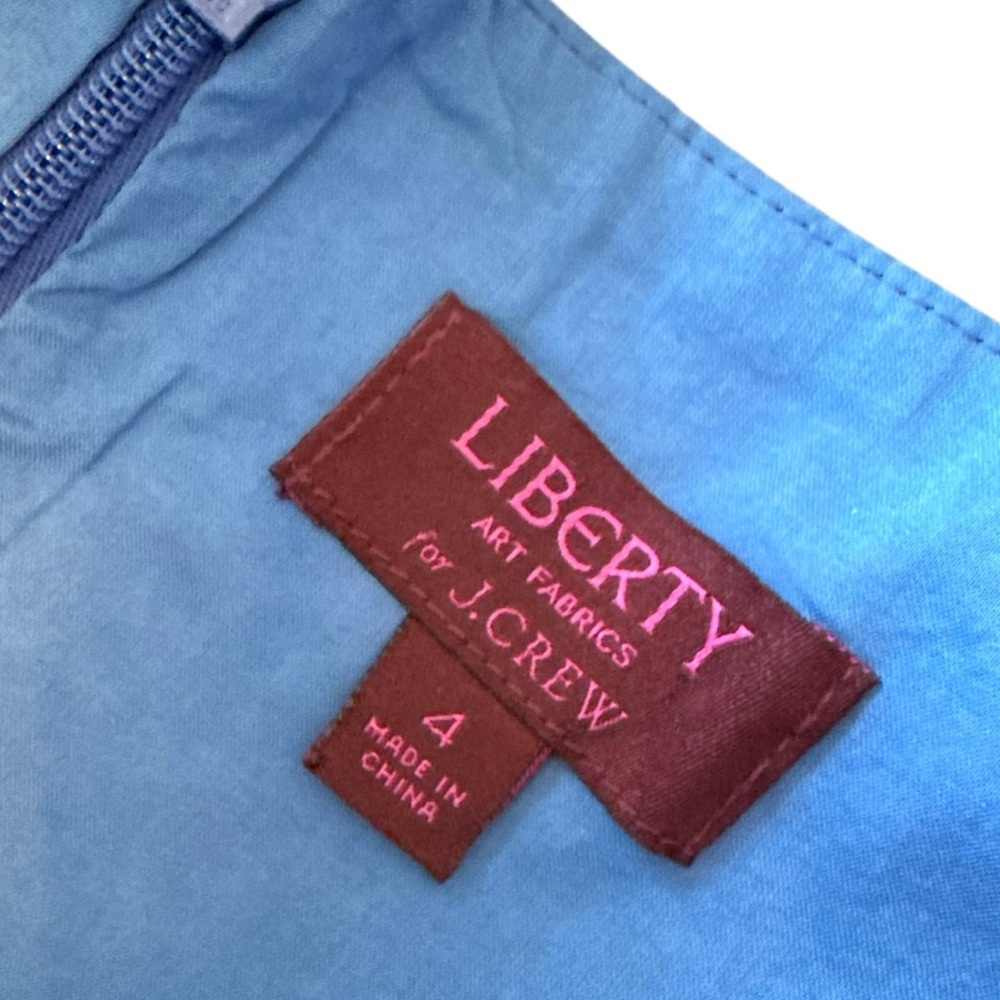 J.Crew Betsey Ann Floral Dress Liberty Fabrics – Size 4 (New Without Tags) - Picture 4 of 6
